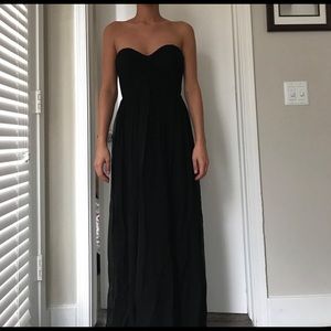 Simple Prom/Bridesmaid Dress - Black